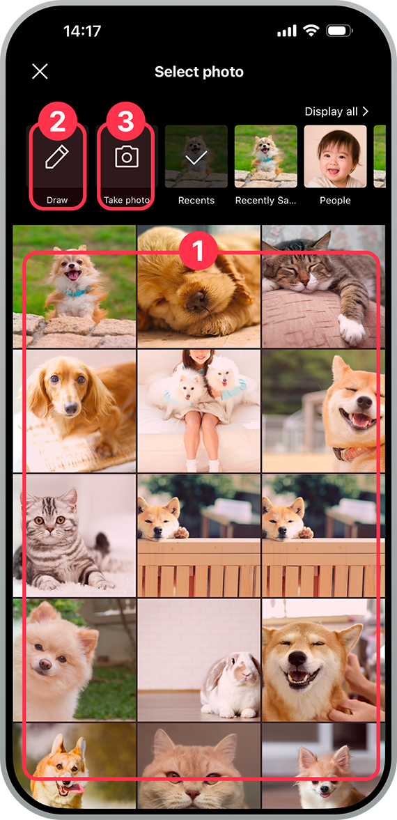 選擇製作方式的畫面