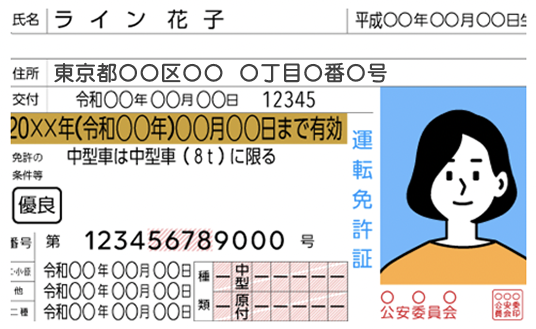 カードタイプ健康保険証の不備例5つ目