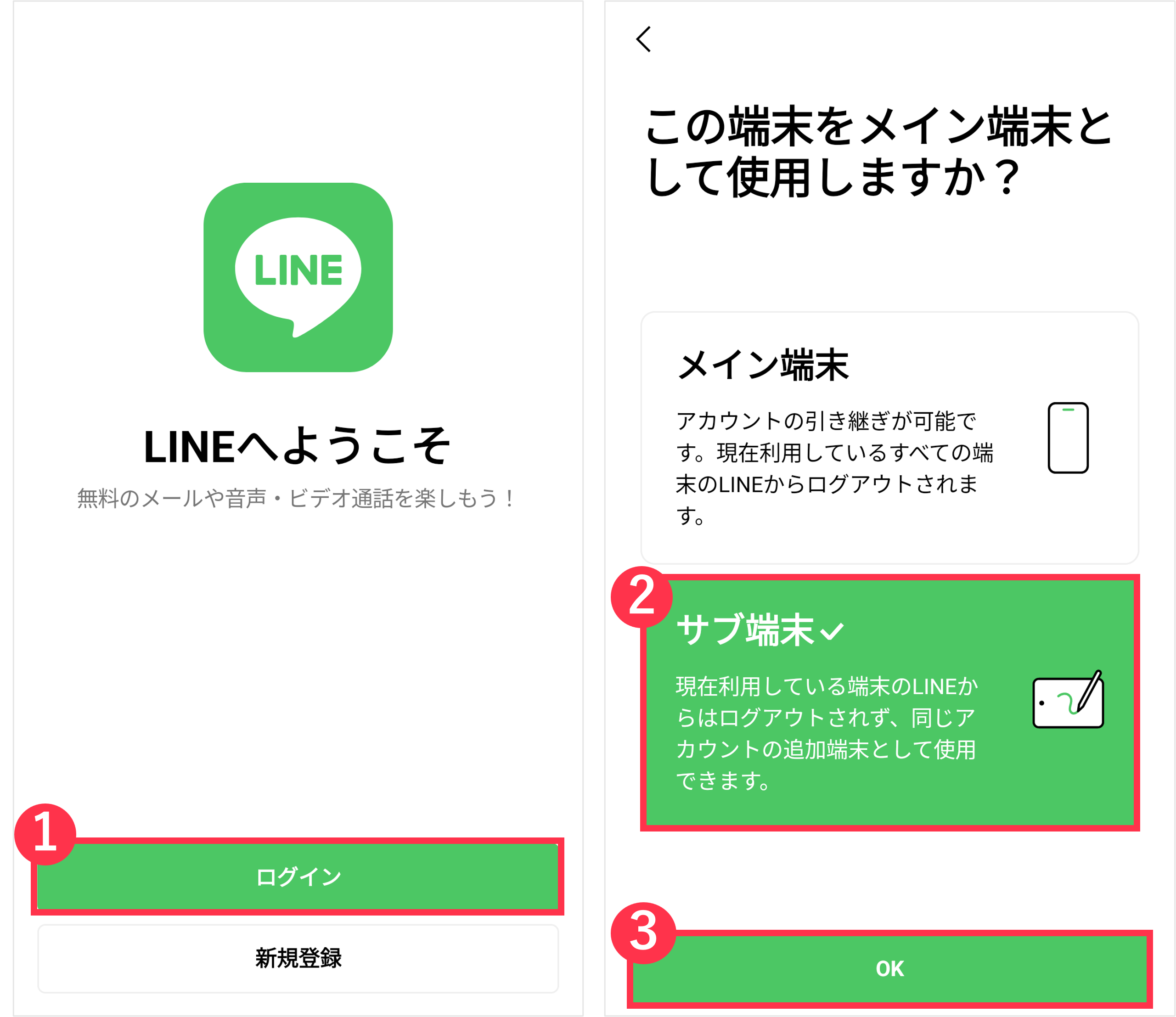 AndroidQRコードログイン