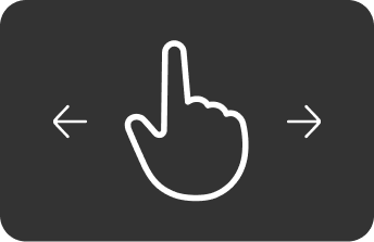 Swipe to scroll left/right