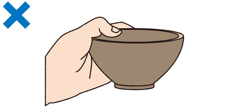 和食のマナー 食器の置き方 持ち方に気をつけよう