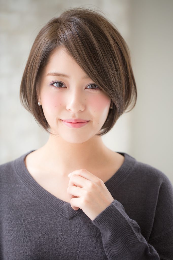 髪型 ボブ ひし形