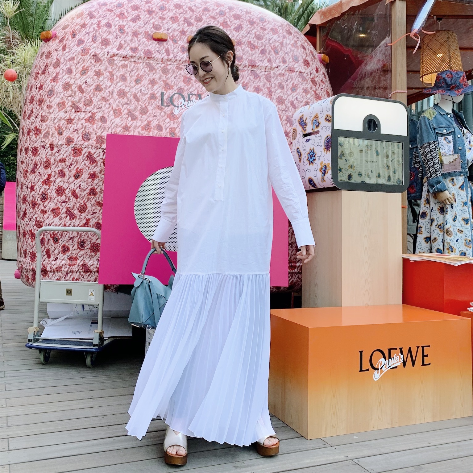 白コーデは Zaraの揺れるシャツワンピで Baila News Line News