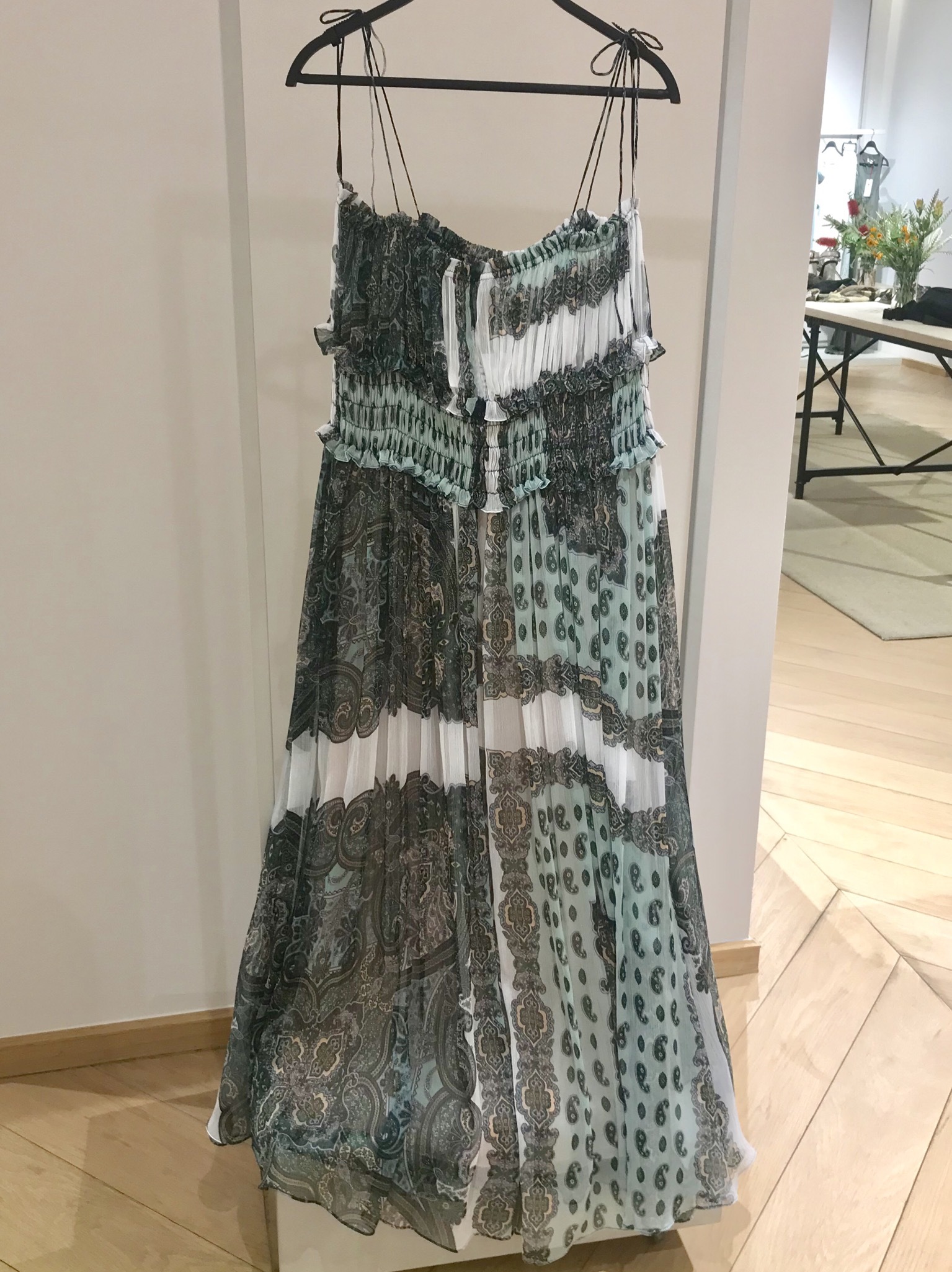 Zara ドレス グリーン