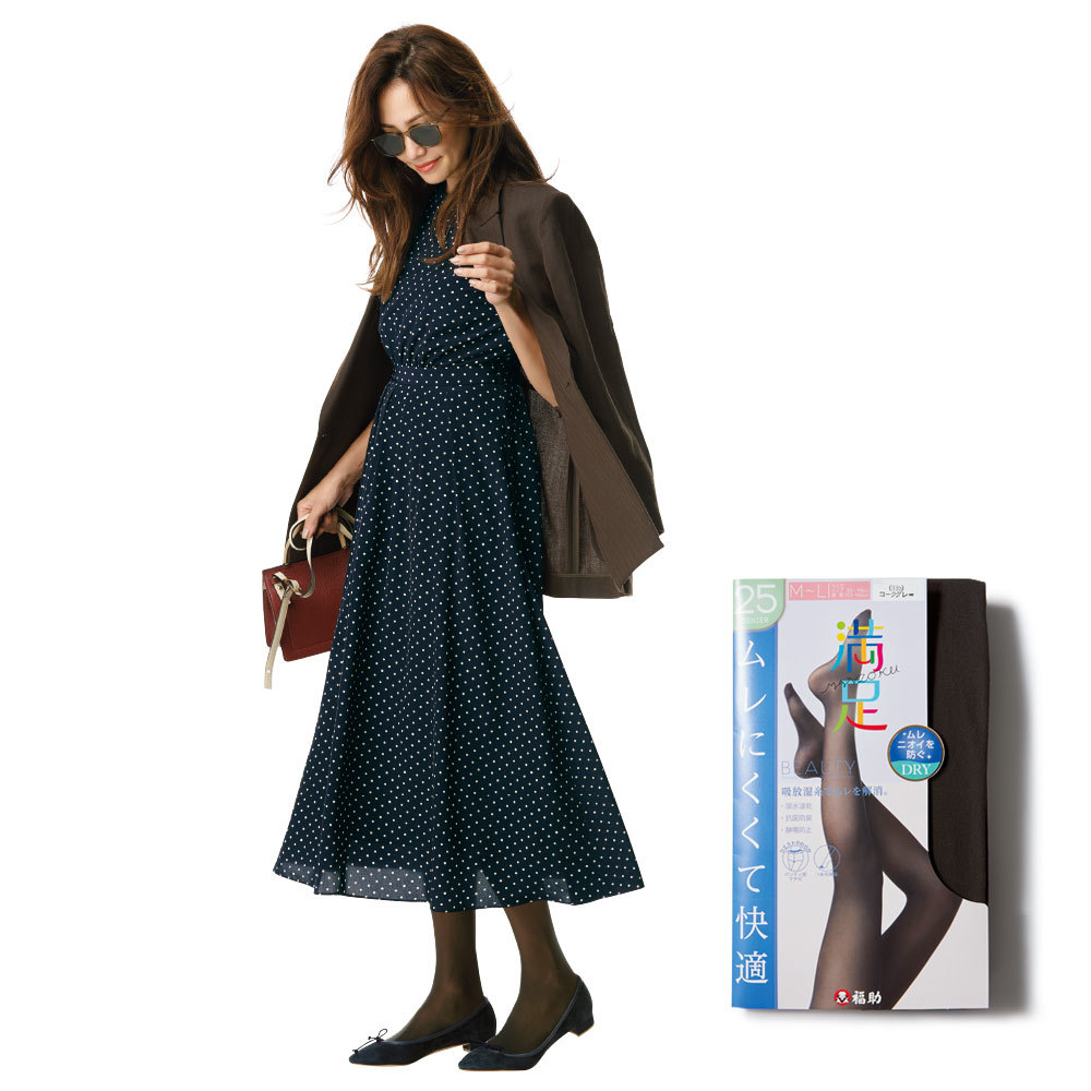 デニール別万能 ダークグレータイツ と その持ち味を生かしたアラフォー的ベストコーデ Marisol Online