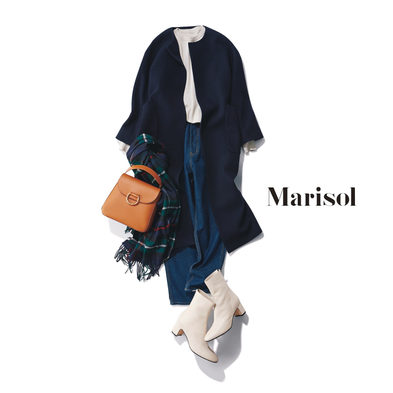 買い物をして自宅へ。楽ちんデニムコーデを白ブーツで小洒落させて(Marisol) 買い物をして自宅へ。楽ちんデニムコーデを白ブーツで小洒落させて(Marisol)