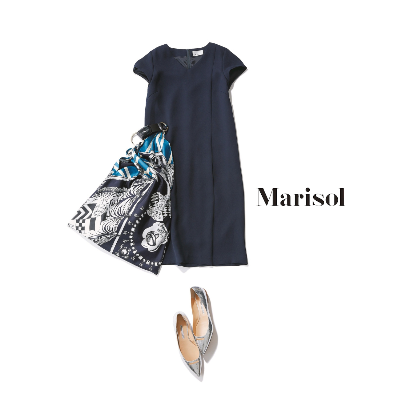働く女性の強い味方 時短がかなう夏のワンピースコーデ選 Marisol Online Line News