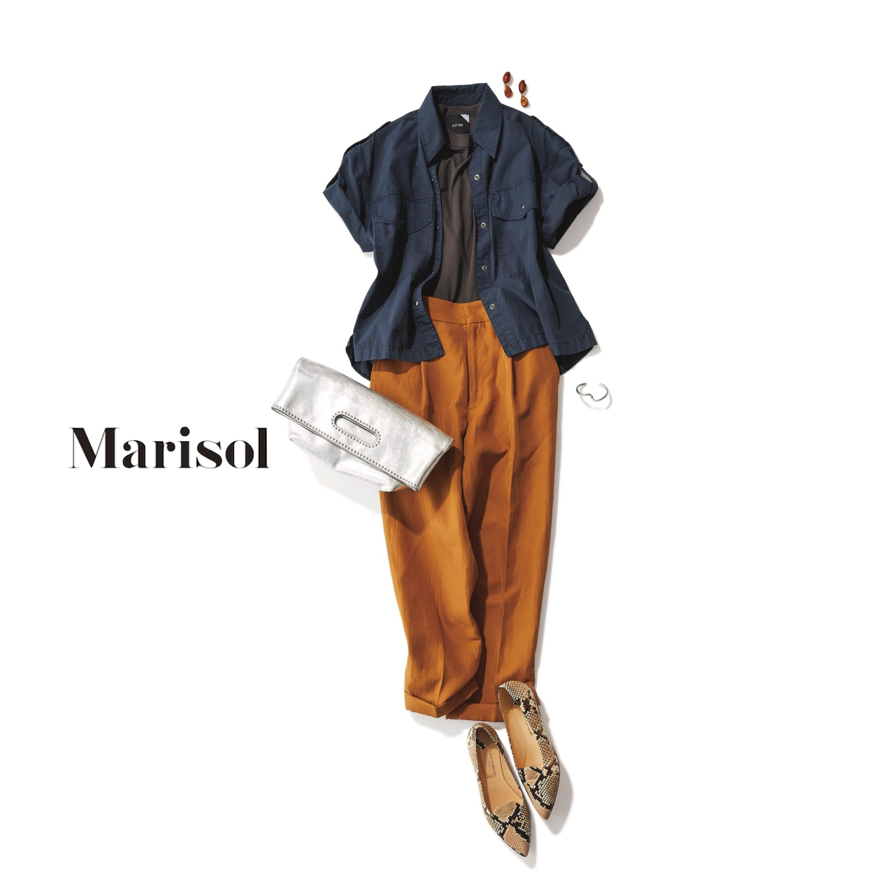 働くアラフォーの定番 シャツ のファッションコーデ実例15選 Marisol