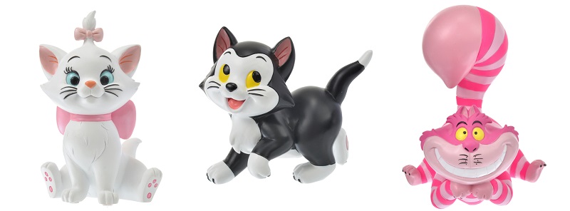 Disney - おしゃれキャット　スノードーム　ディズニーストア　チェシャ猫　フィガロ　置物　猫 Disney - おしゃれキャット スノードーム ディズニーストア