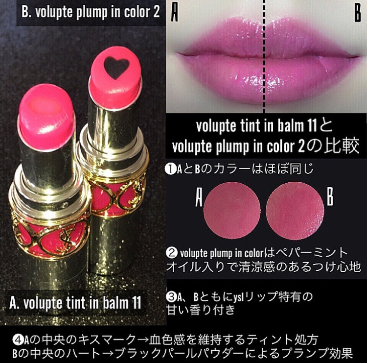 ヴォリュプテティントインバーム イブサンローラン 口紅 ティントイン