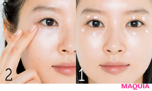 ベースメイクの順番 下地やファンデーションなど メイクの工程を解説 肌タイプ別 おすすめの仕込みテクは Maquiaメイク Line News