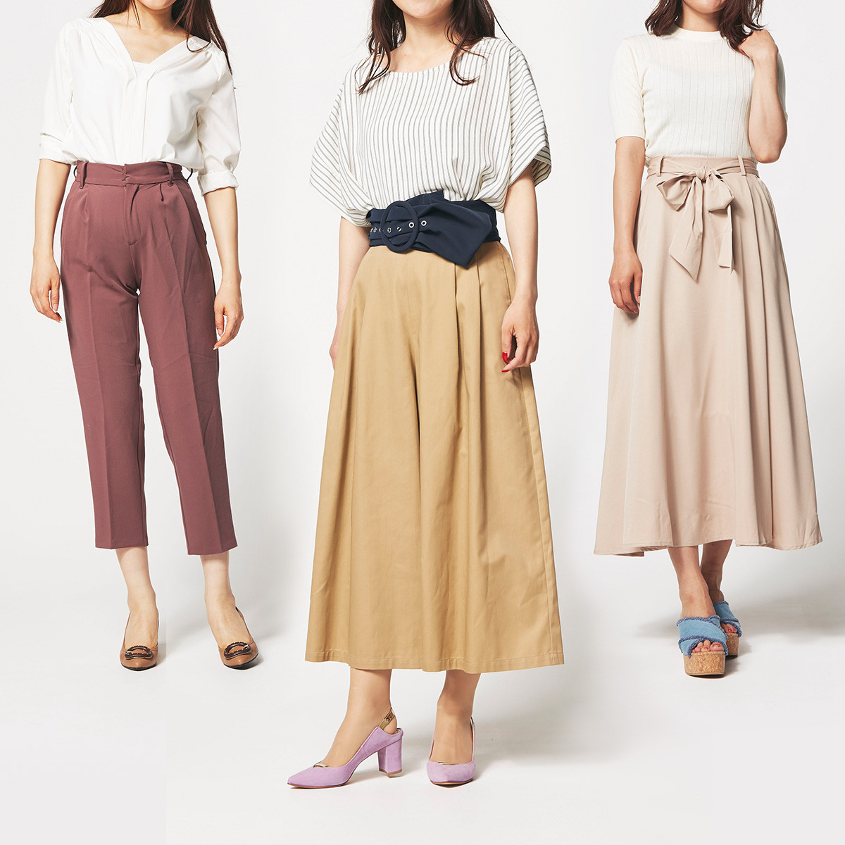 骨格診断から自分に合った脚長スタイルを 骨格別 スタイルをよく見せるコーデ術 美脚のつくり方vol 3 Maquiaメイク Line News