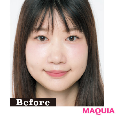 キャラ立ち鼻が大変身 かじえりさんが教える 忘れ鼻 メイクで小顔 美人に Maquiaメイク Line News