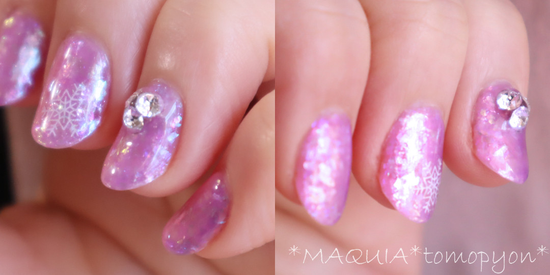 セルフネイル】幻想的なキラキラネイル❤雪の結晶×オーロラエフェクトパウダー【プチプラ・100均】 (MAQUIAメイク) - LINE NEWS セルフネイル】幻想的なキラキラネイル❤雪の結晶×オーロラエフェクトパウダー【プチプラ・100均】 (MAQUIAメイク) - LINE NEWS