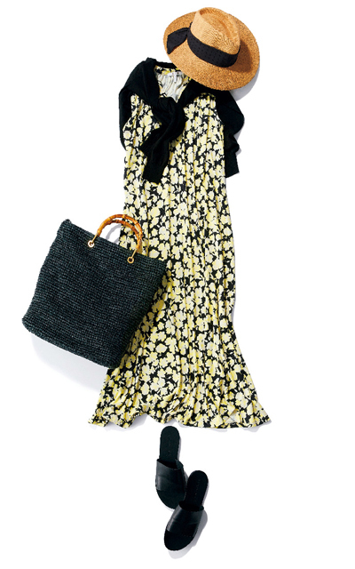 旅の移動日はラクちんなジャージー素材ワンピースで 雰囲気出しワンピース31days