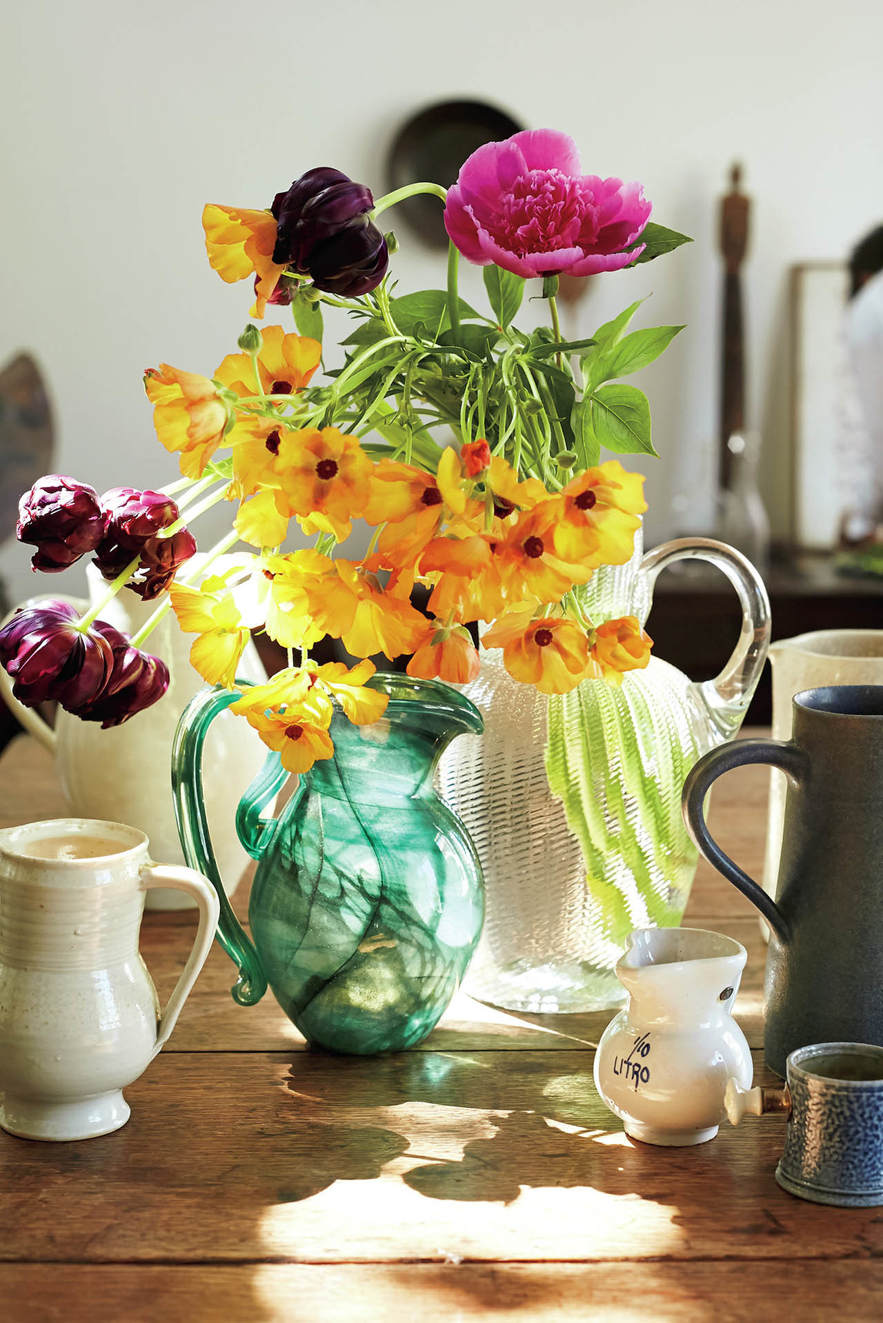 花瓶 ☆ 花器 花入れ オブジェ スモーキーカラー