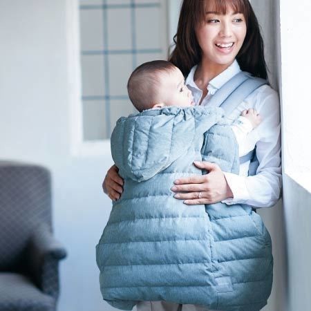 抱っこスタイルをおしゃれに ママもベビーもあったか防寒