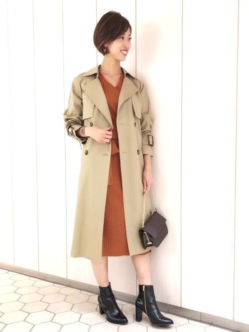 40代におすすめ 旬のトレンチコートコーデ30選