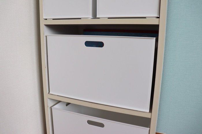 ニトリの Nインボックス でカラーボックスを仕分け収納