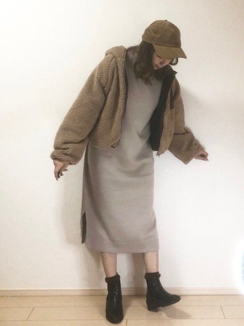 大人気guニットワンピ 高見えも叶えるおすすめコーデ サンキュ
