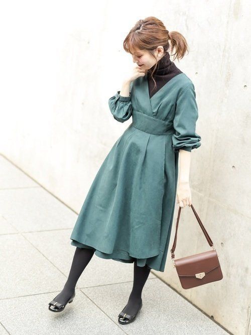 タートルネックは重ね着が旬 40代おすすめコーデ サンキュ