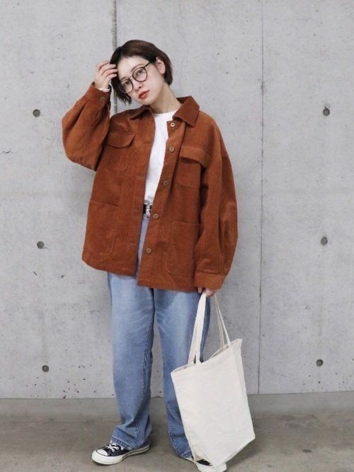 カバーオールで好感度アップ おすすめアウターコーデ30選 サンキュ