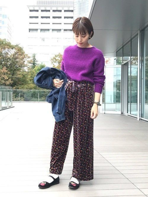 リッチな雰囲気が魅力!大人のベロアパンツおすすめコーデ37選