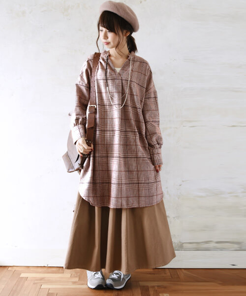 グレンチェックワンピース コーデ 基本とアレンジレシピ14選