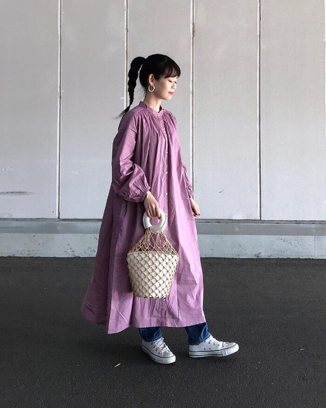 ピンクワンピース コーデ18選 大人だってピンクが着たい Mine