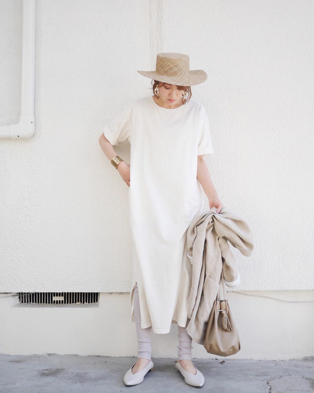 恥ずかしい Tシャツワンピ 大人のng例 綺麗め正解マナー