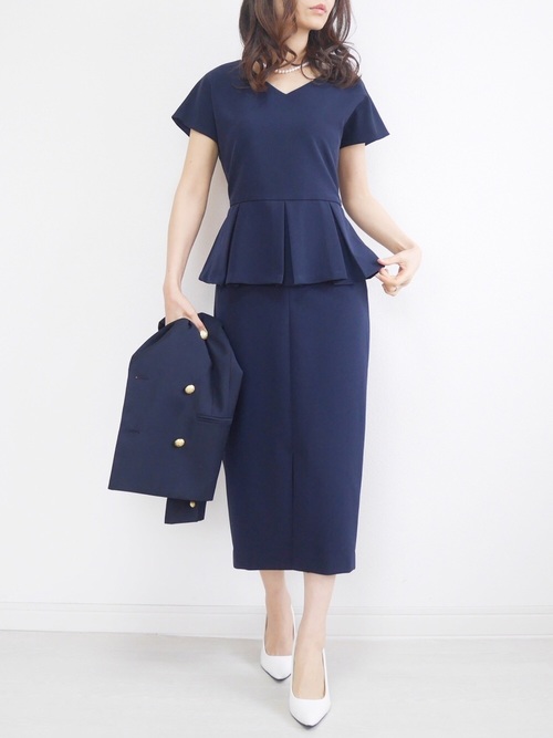 ペプラムスカート で色っぽシルエットをget バランスよく着こなすコツもマスター