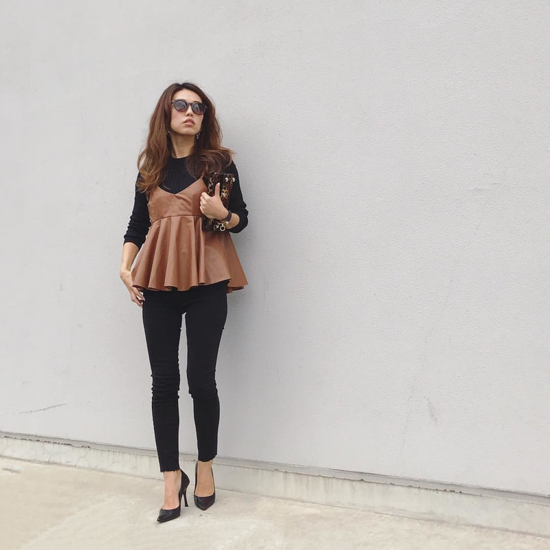 ペプラムスカート で色っぽシルエットをget バランスよく着こなすコツもマスター