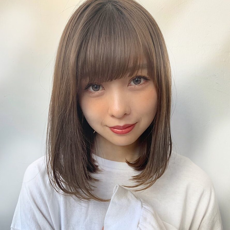 大人かわいい髪型 ロブ 最旬ヘアカタログ 丸顔 面長さんの似合わせ方やアレンジまでご紹介 Mine