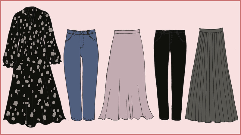 パーカーにロングスカートって 実はダサい