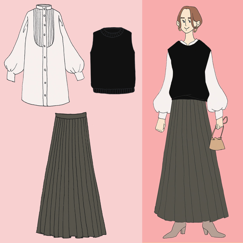 ニットベストってダサいの 間違いない大人の最新着回しがこちら Mine Line News