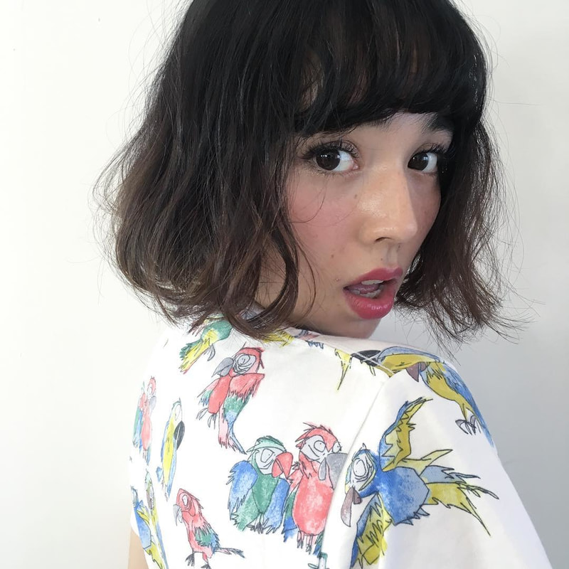 大人カワイイが合言葉 斜め前髪 ボブ 前髪の作り方からスタイリング方法までcheck Mine Line News