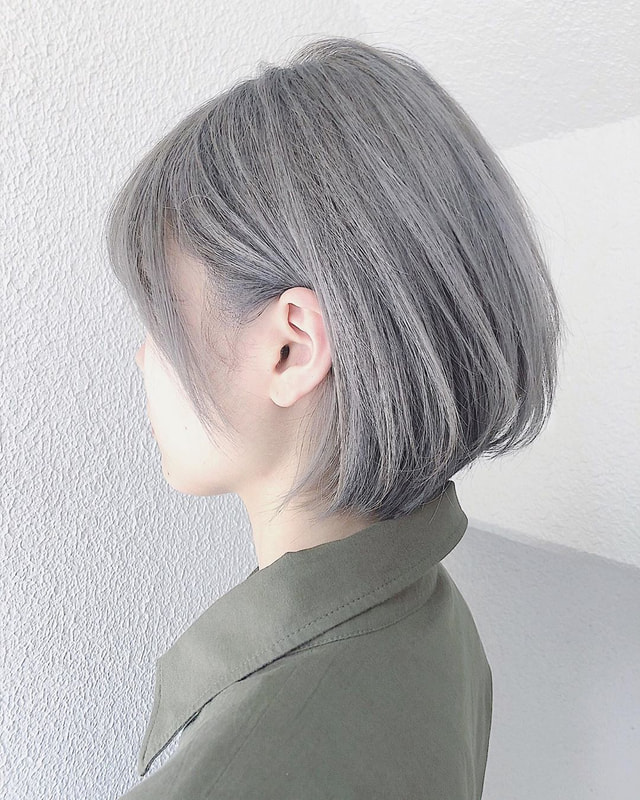 寒色系ヘアカラーで透明感up ブリーチあり なし 好きな髪色がきっと見つかる 26選 Mine