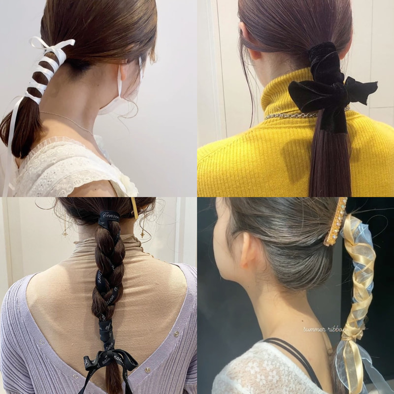 簡単 紐を使ったヘアアレンジの やり方 ヘアカタ でおしゃれさんの仲間入り Mine Line News