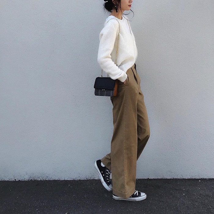 ワイドパンツ 靴 足元コーデの悩みあるある 解決します Mine ワイドパンツ 靴 足元コーデの悩みあるある 解決します Mine