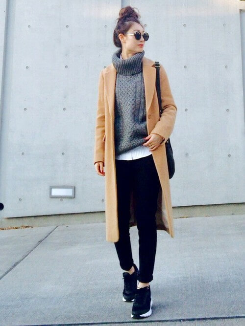 キャメルブラウン で叶えるチェスターコート 旬顔コーデ 17選 Mine Line News