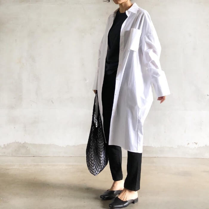 シャツワンピース はアウター風にサラッと着こなす お手本21コーデ Mine