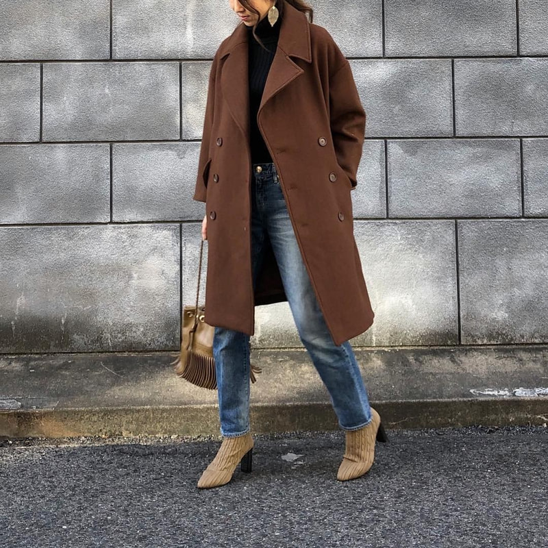 ピーコートコーデ 21選 丈とカラーで旬の着こなし Mine