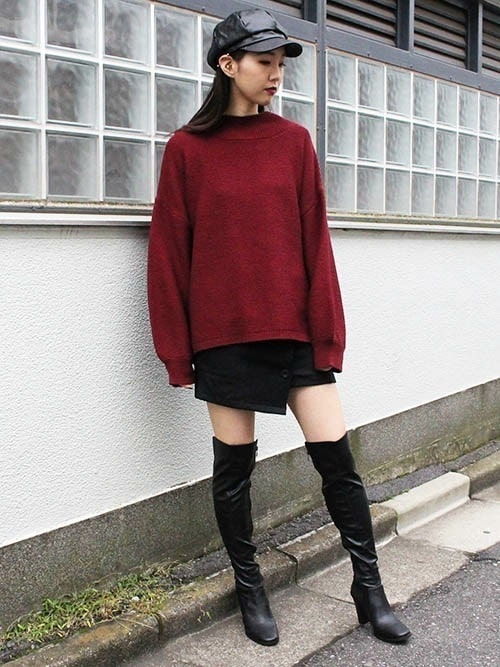 アシンメトリースカートコーデ21選!大人可愛い着こなしは?(MINE)