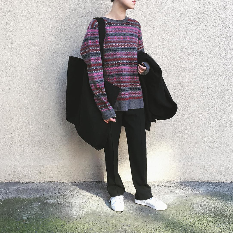 幾何学模様ファッション 15選 気になる大人女子の着こなし術 Mine Line News