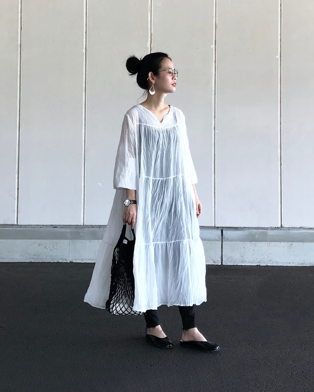 シースルーワンピース コーデで可憐な大人に おしゃれなお手本25選 Mine Line News