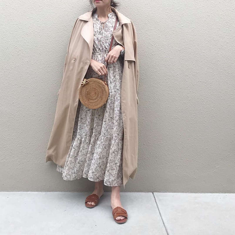 春夏コーデは 花柄ワンピース に決まり 季節感たっぷり25選 Mine