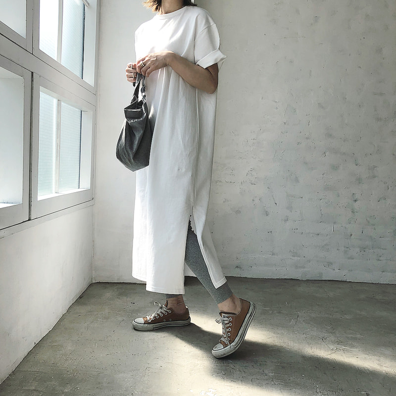 この秋ダサ見え ワンピ スニーカーのやりがちng組み合わせ Mine