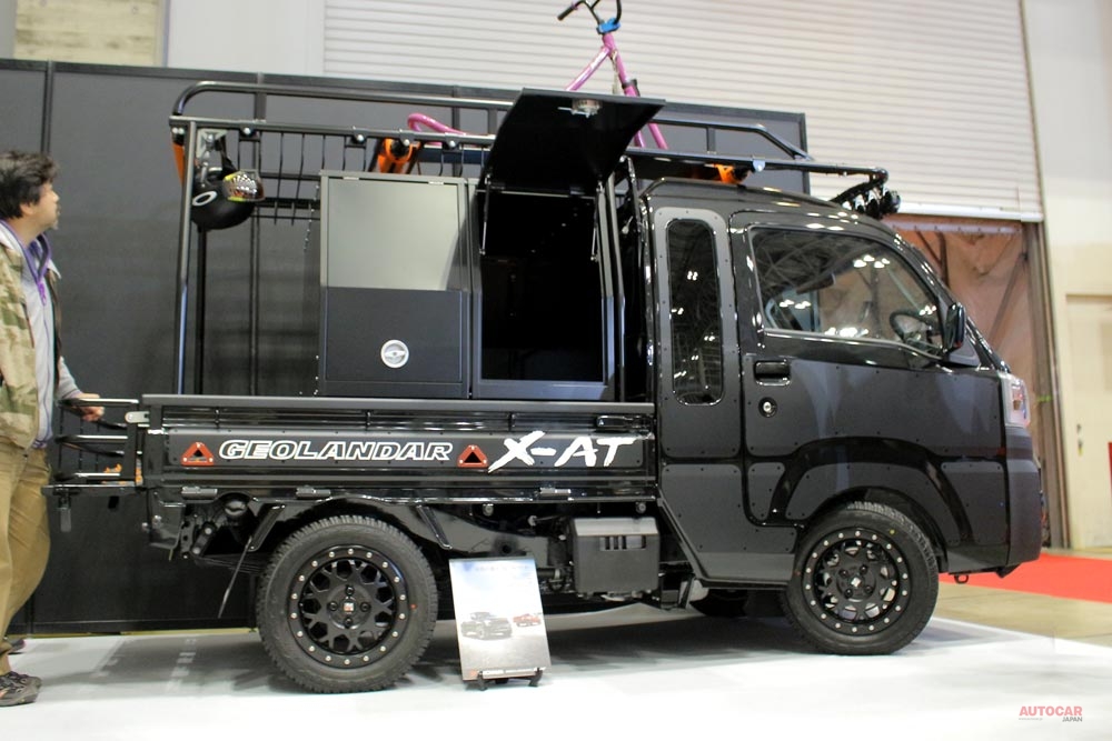 軽トラ リフトアップ Suv用タイヤ ジオランダーx Atの14インチ キャンピングカーショー Autocar Japan Line News