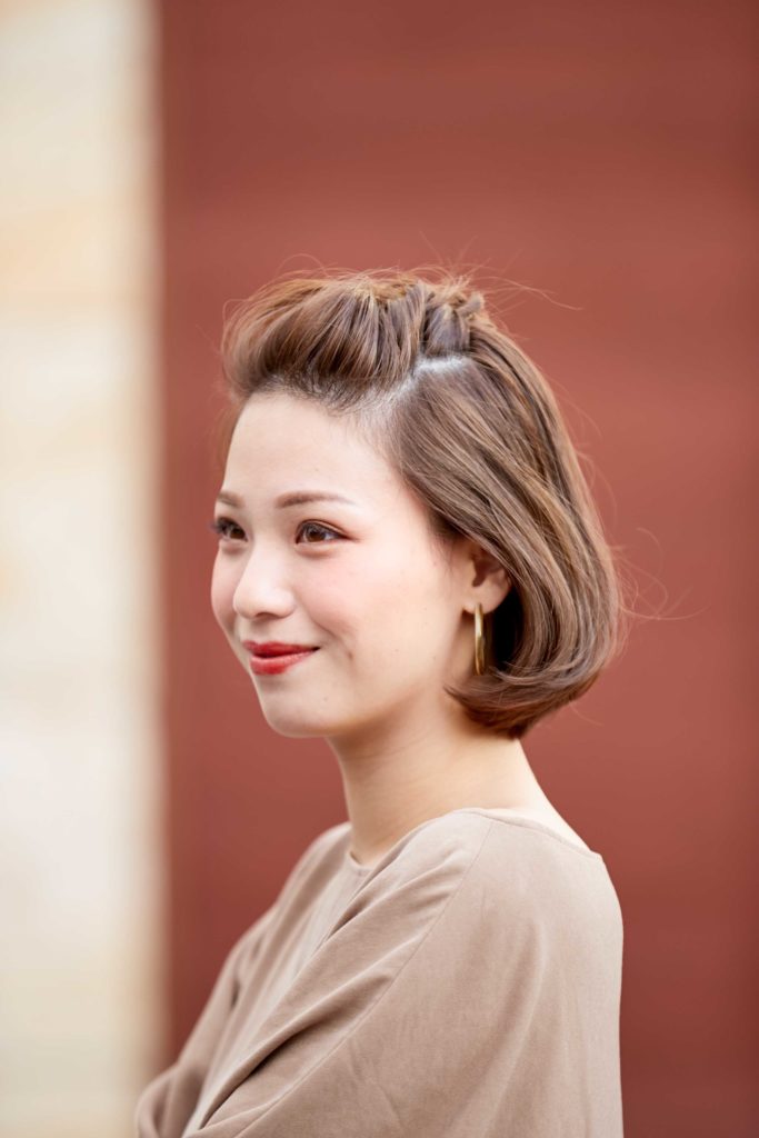 ショート ボブの 短くてもできる 簡単ヘアアレンジ 普段の日 アラサー向け Classy News