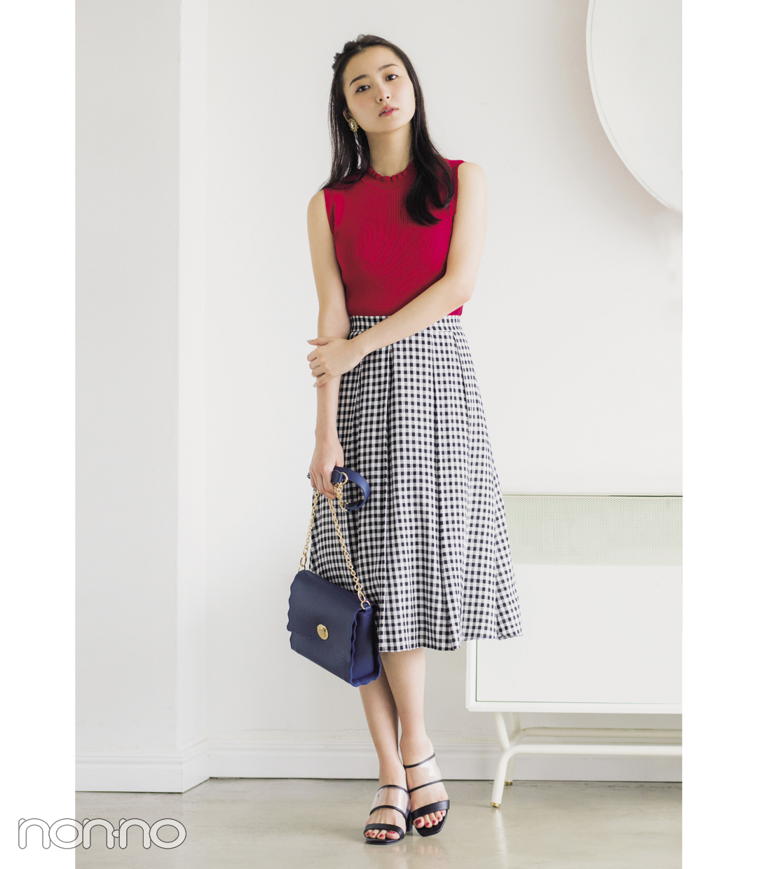 ギンガムチェックスカートの夏コーデ タイプ別3選 ギンガムチェックスカートの夏コーデ タイプ別3選
